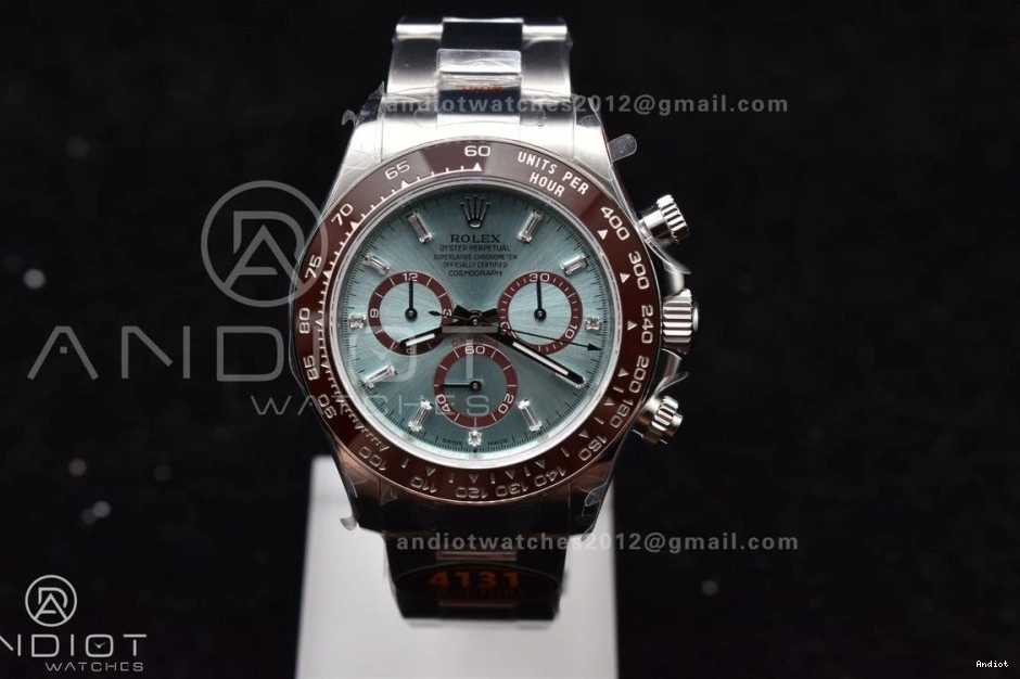 Blue SH4131 Daytona Best 126506 on Ice QF Dial SS 1:1 Crystal YG V5 Edition Marker Braclet 0501